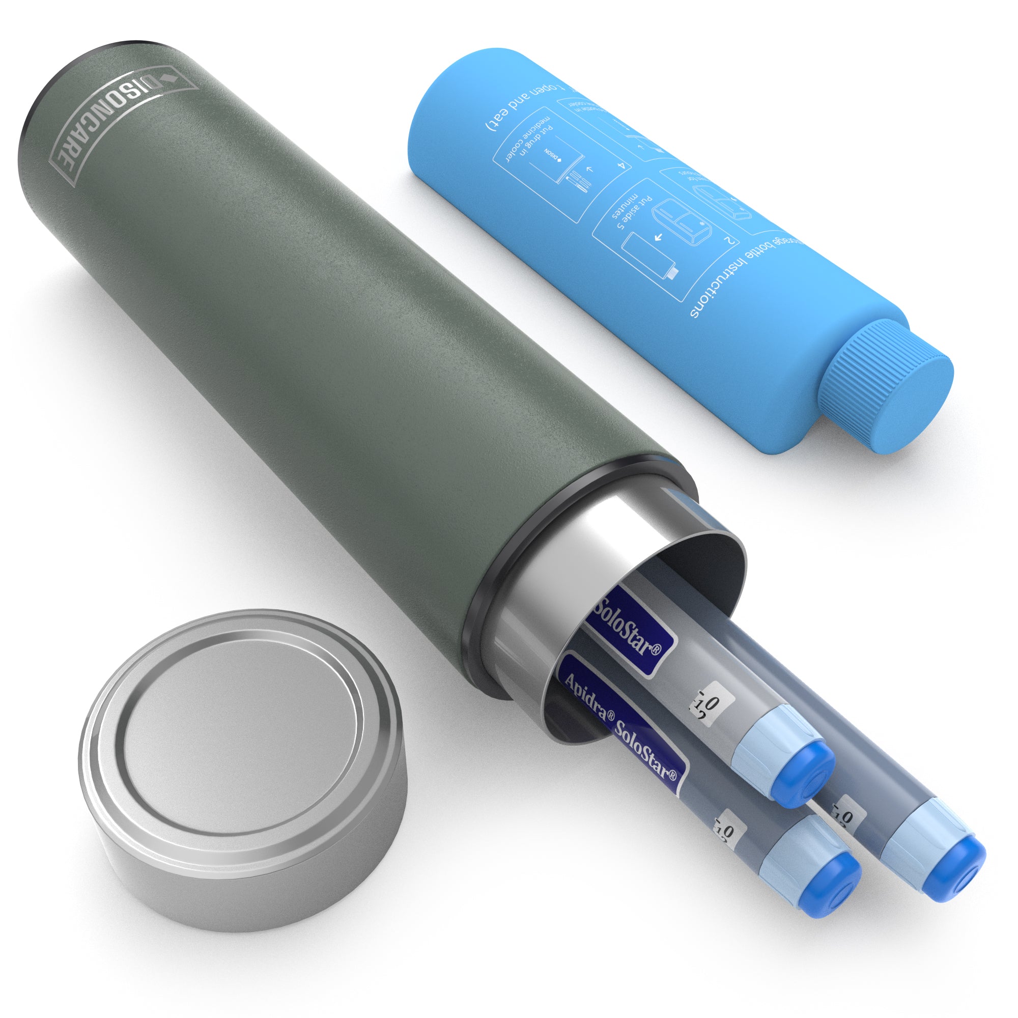 Odyssey Series 3 Pens Insulin Cooler (BC-B001-Jungle Green)