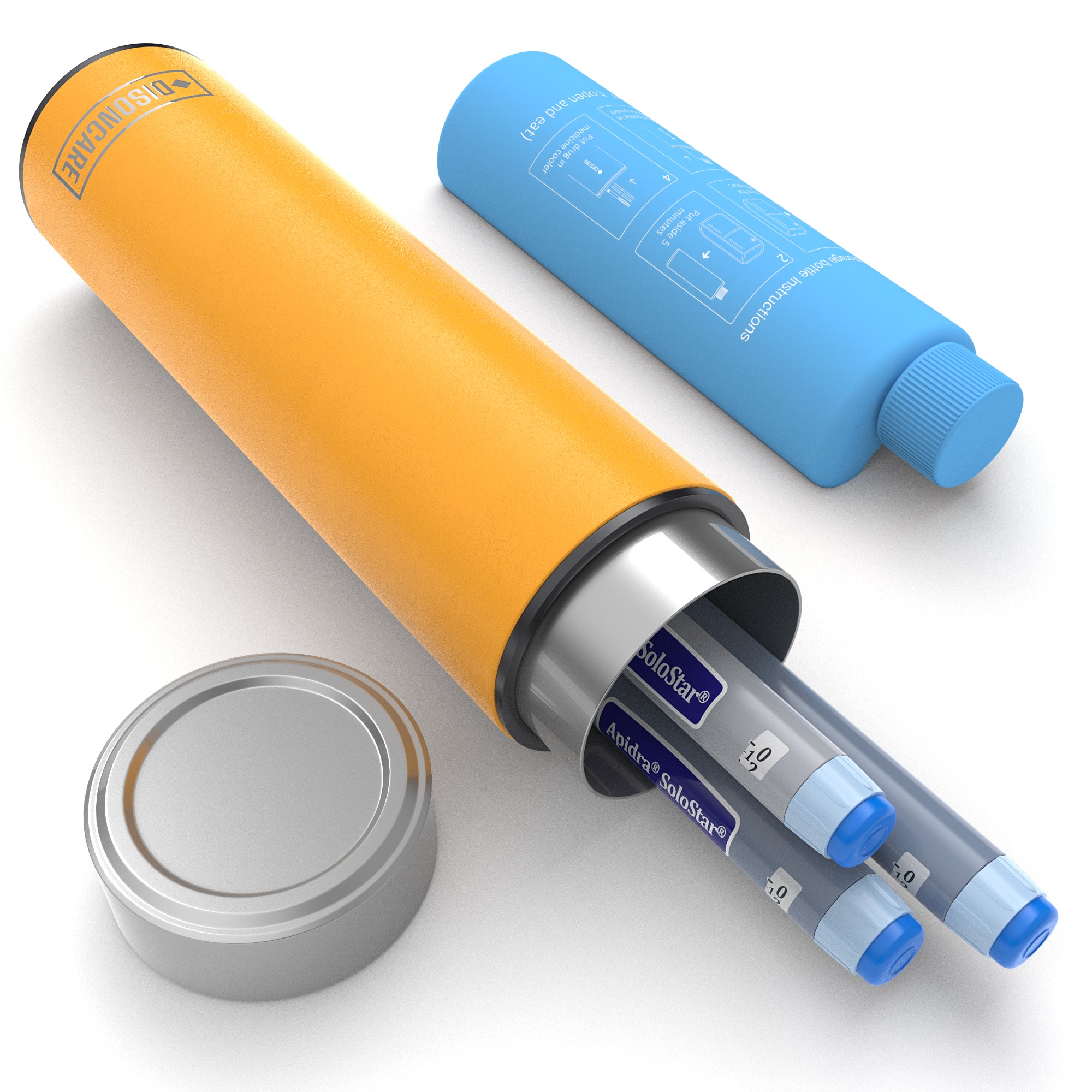 Odyssey Series 3 Pens Insulin Cooler (BC-B001-Alpine yellow)