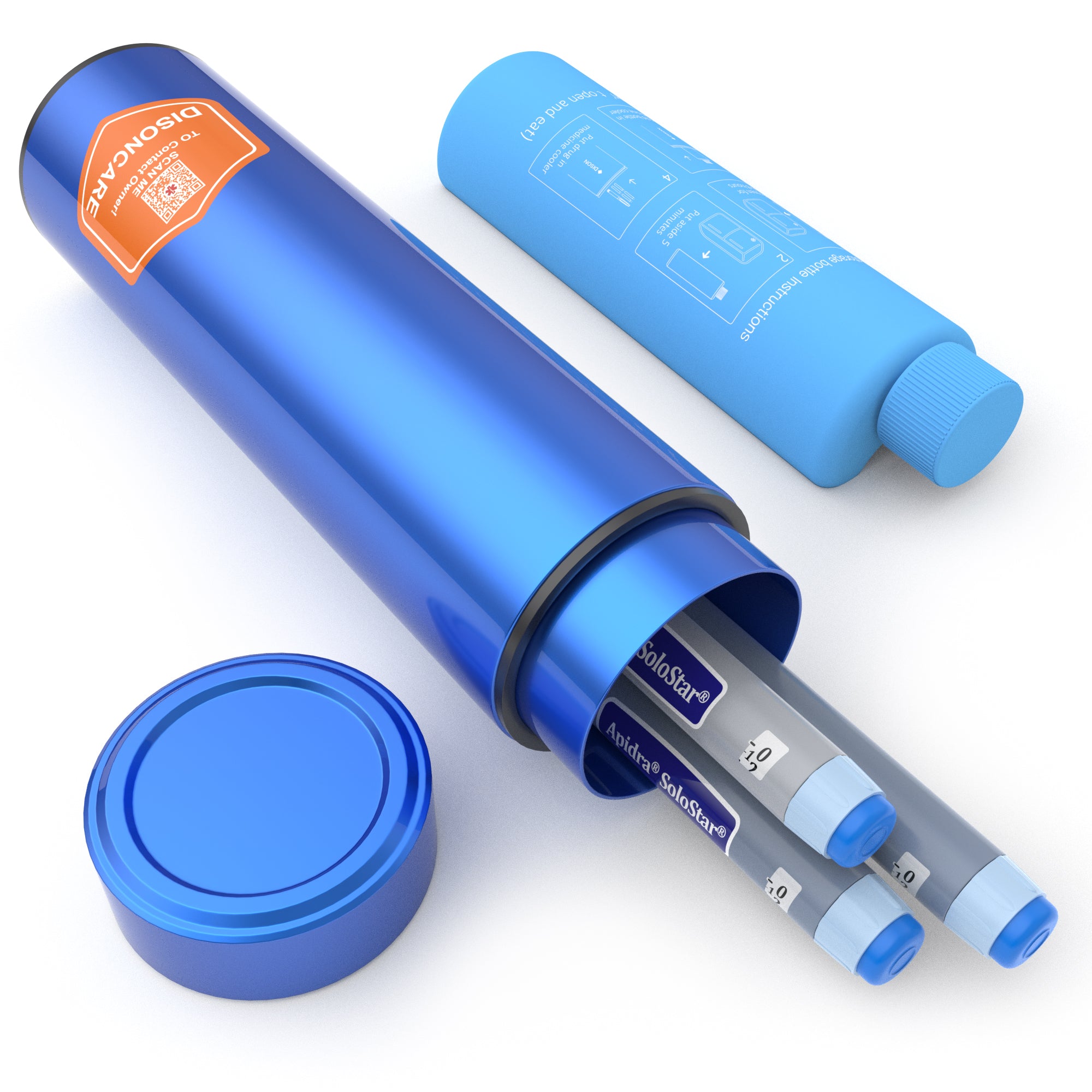 Odyssey Series 3 Pens Insulin Cooler (BC-B001-Blue)