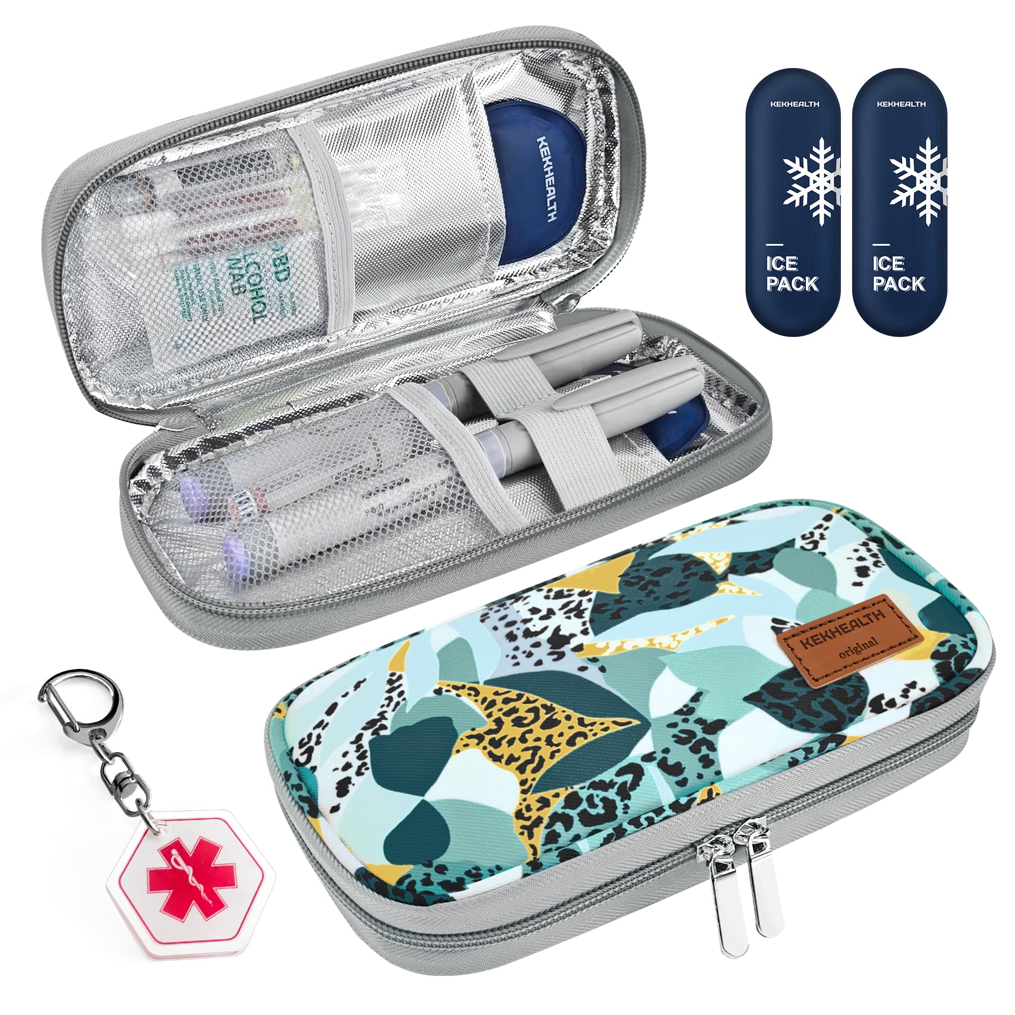 6H Soft Insulin Cooler Travel Bag (Shine)