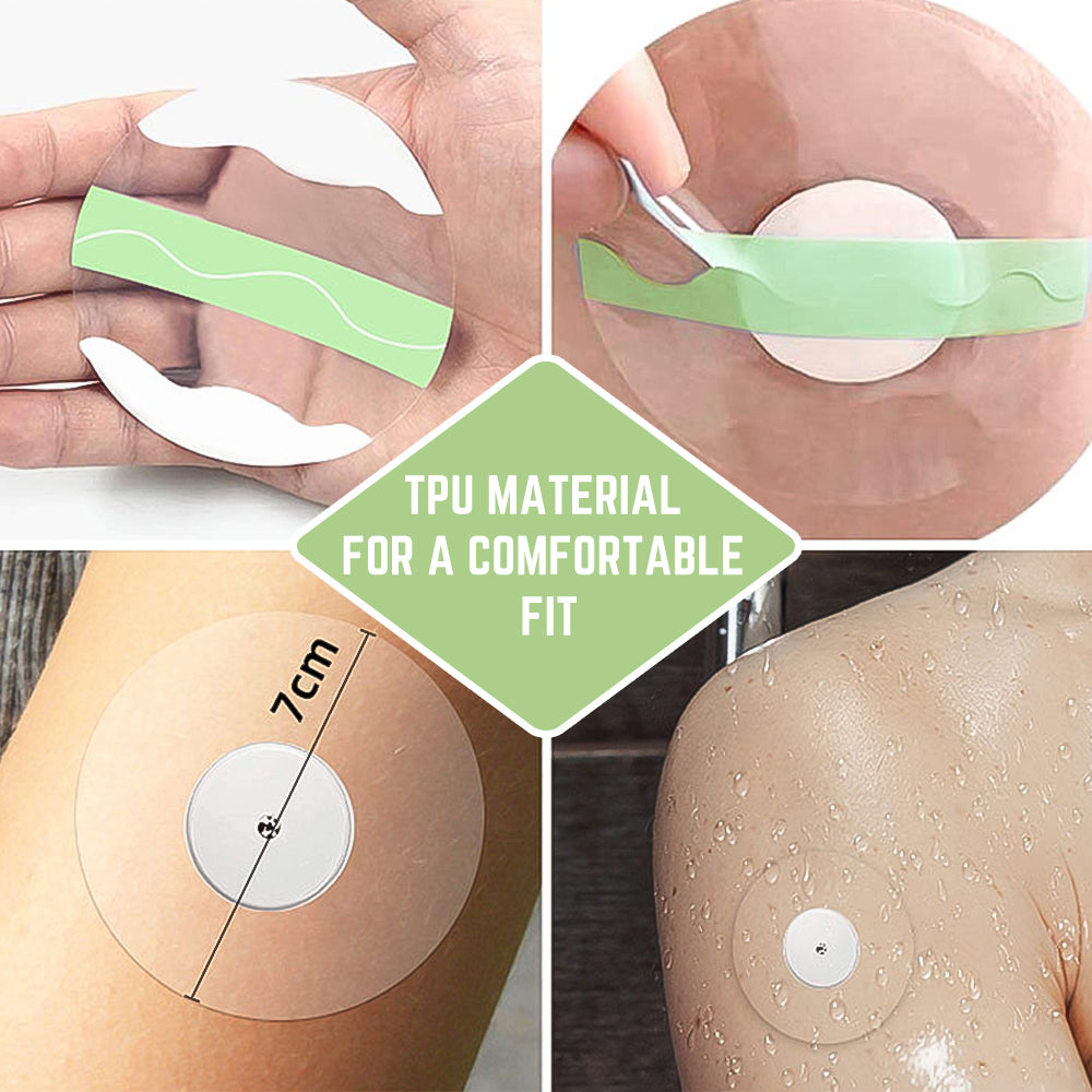 DISONCARE Freestyle Patchs Adhésifs pour Libre -30pcs (Transparent)