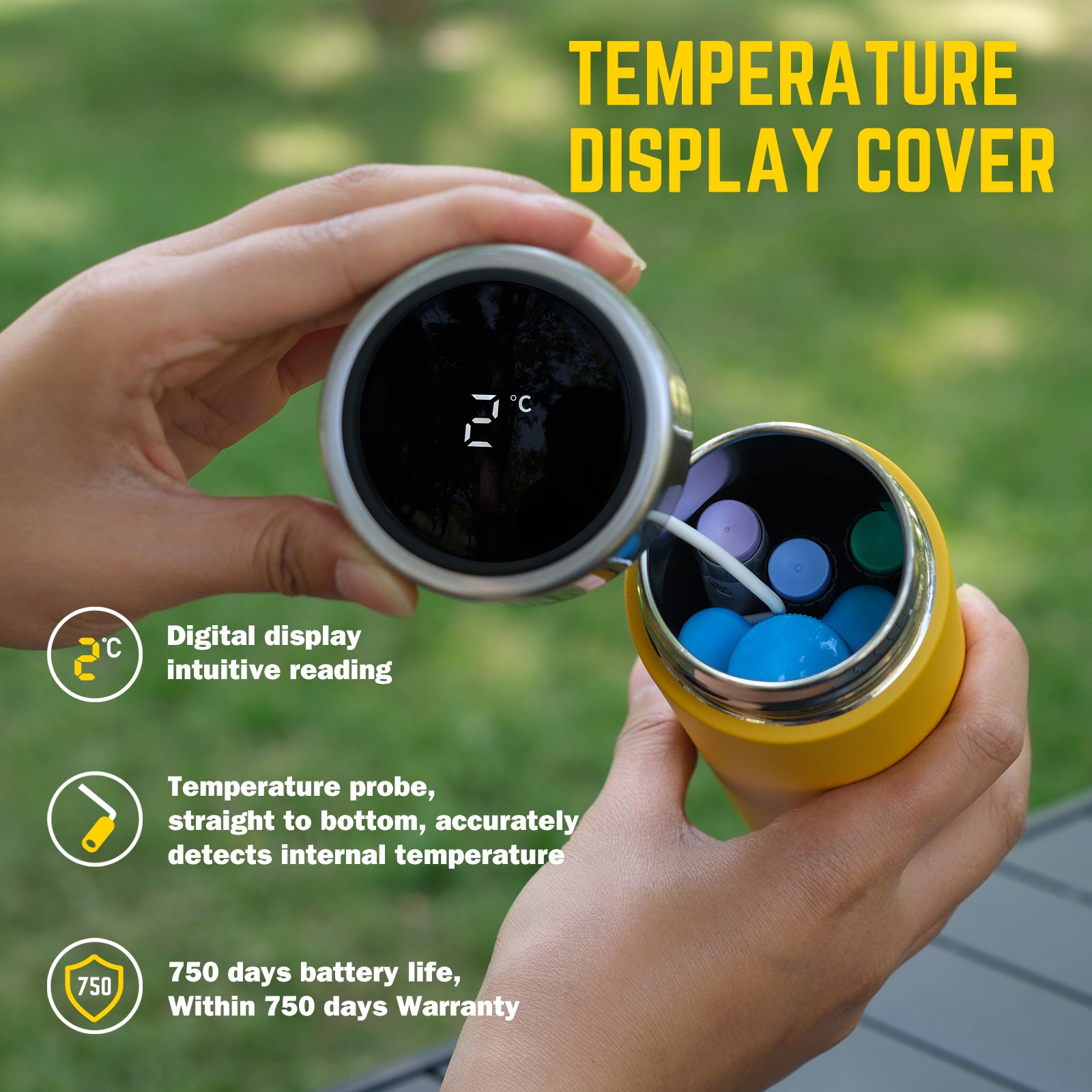 Odyssey Series 3 Pens LED Insulin Cooler (BC-B004-Alpine yellow)