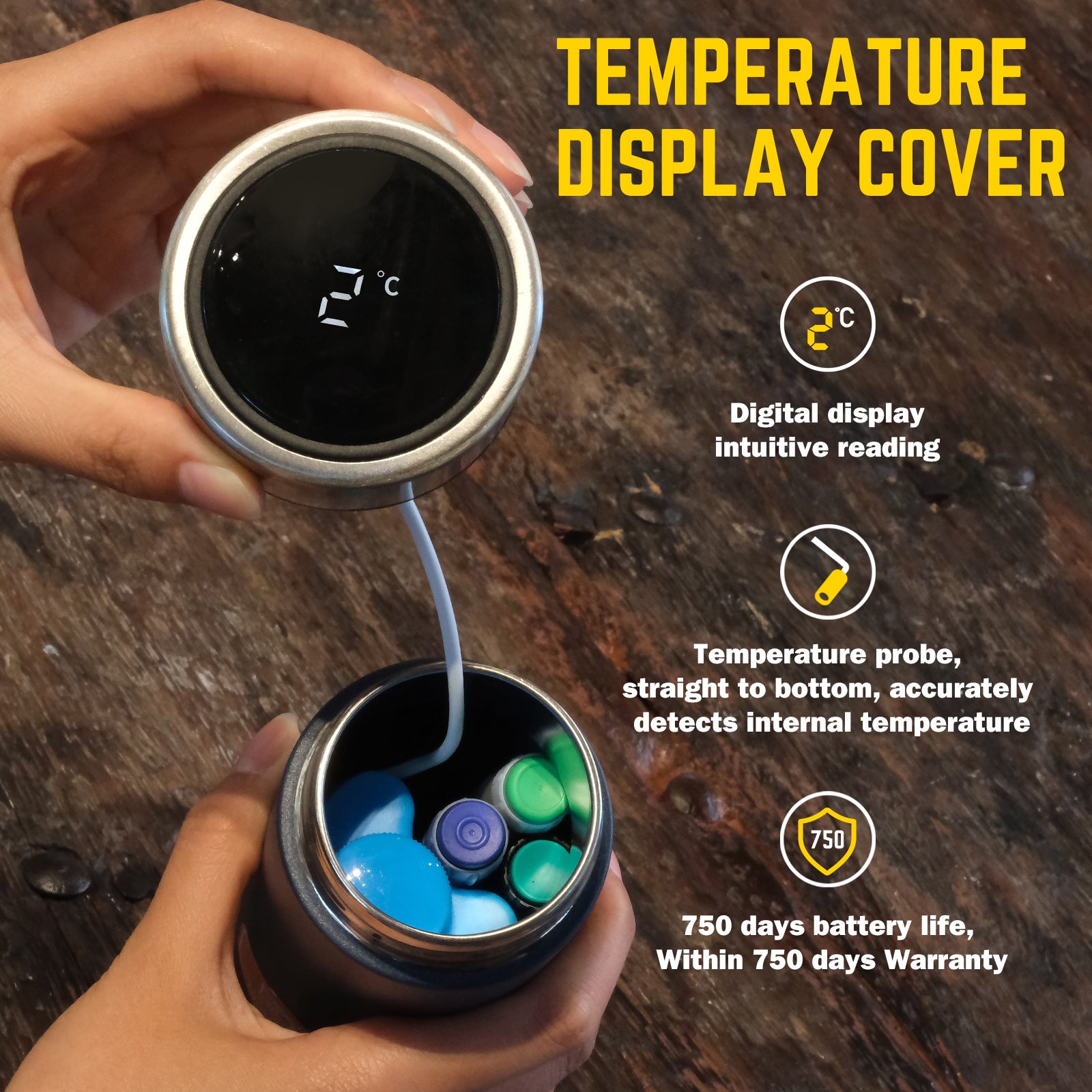 Odyssey Series 3 Pens LED Insulin Cooler (BC-B004-Navy Blue)
