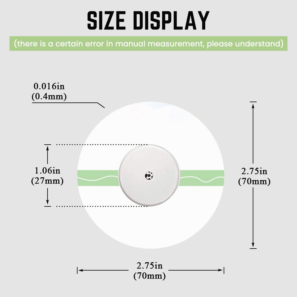 DISONCARE Freestyle Patchs Adhésifs pour Libre -30pcs (Transparent)