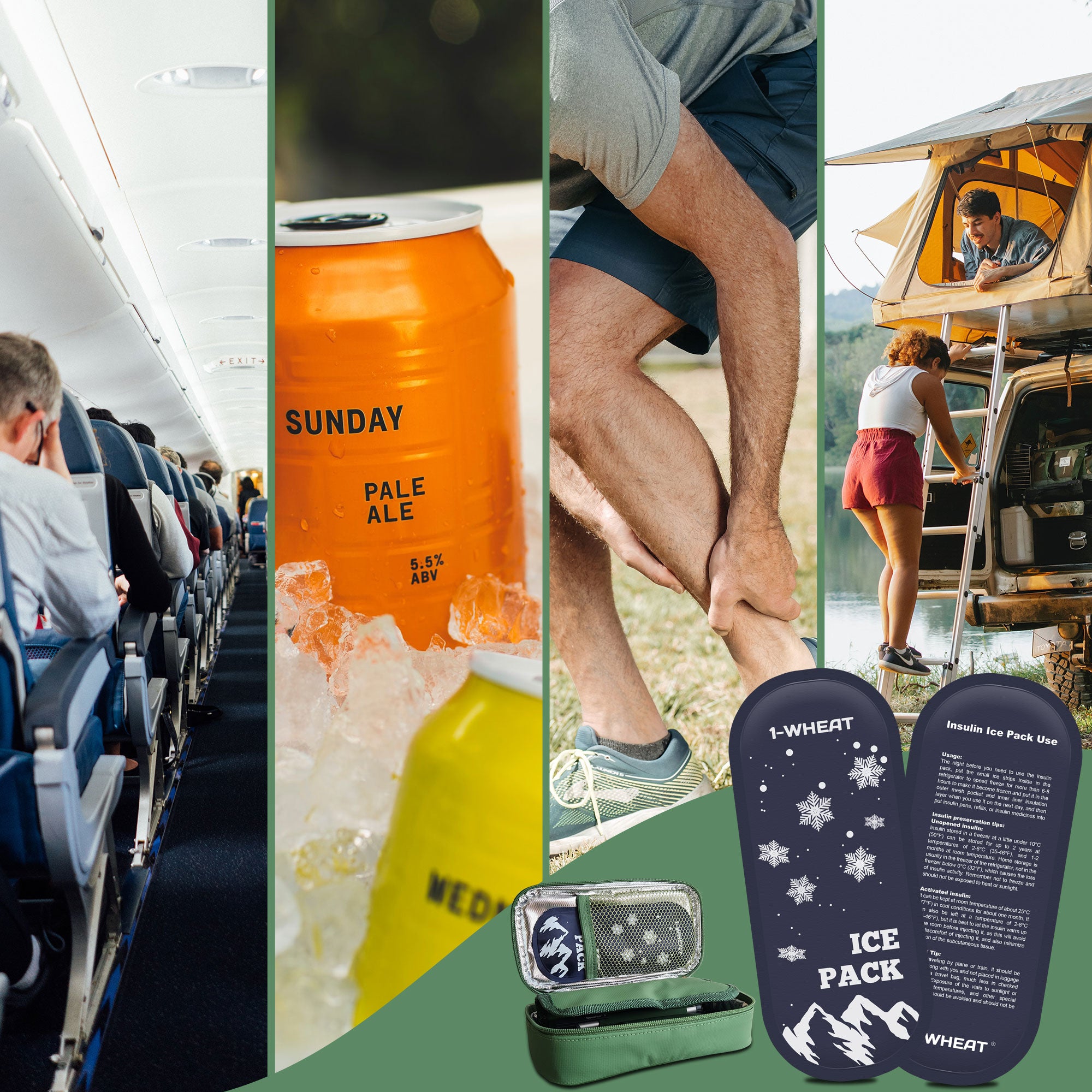 Soft Insulin Cooler Portable Ice Bag(2PCS)