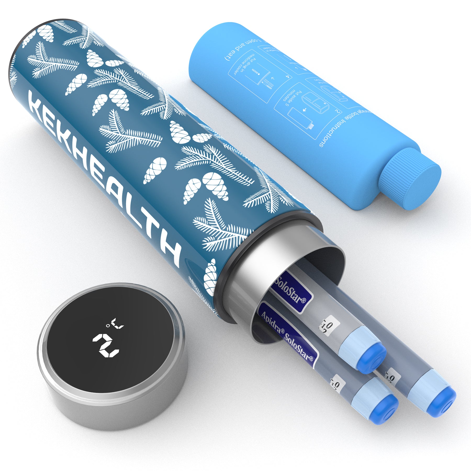 Odyssey Series 3 Pens LED Insulin Cooler (BC-B004-Hazel)