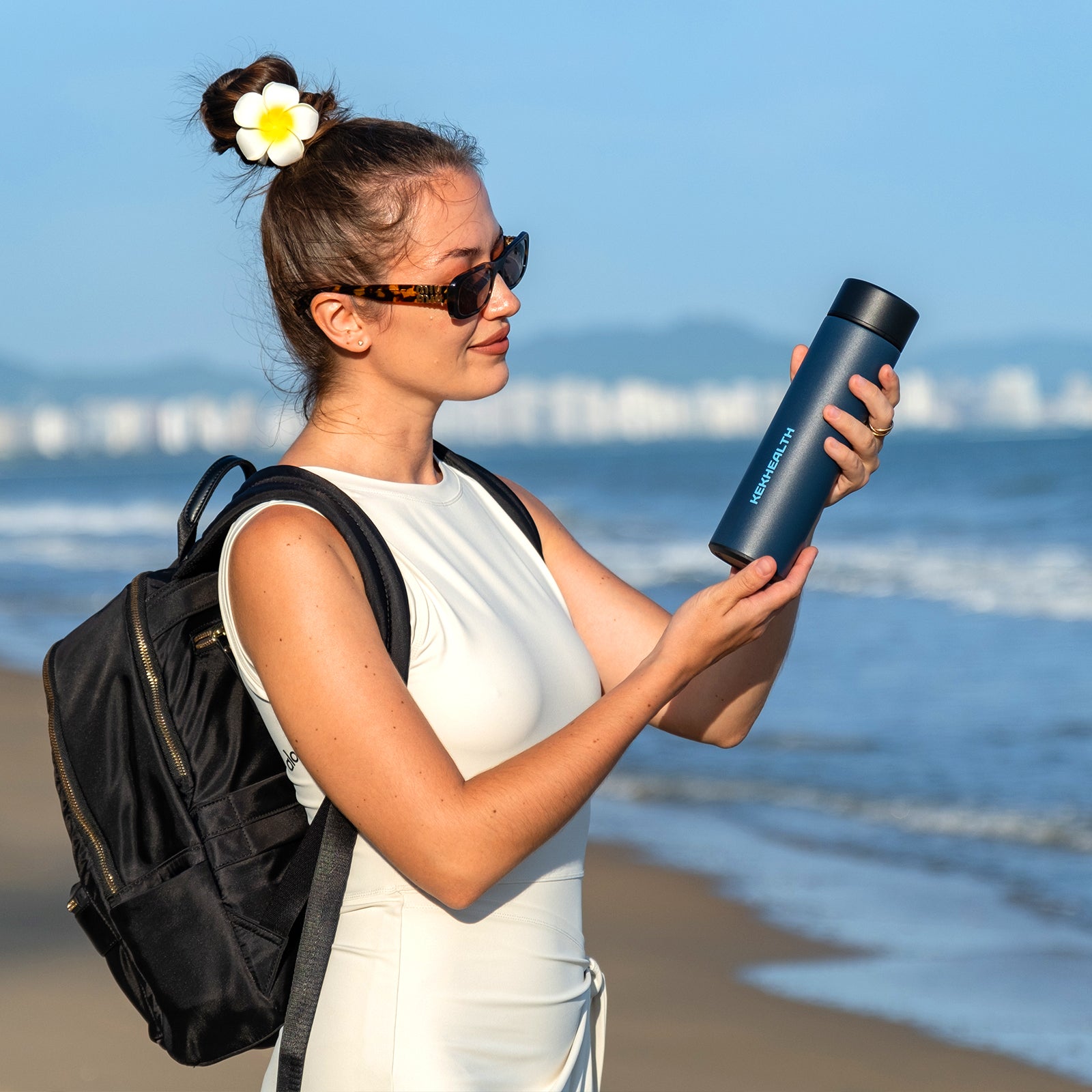 Odyssey Series 3 Pens Large Dial Mechanical Thermometer Insulin Cooler (BC-B006-Navy Blue)