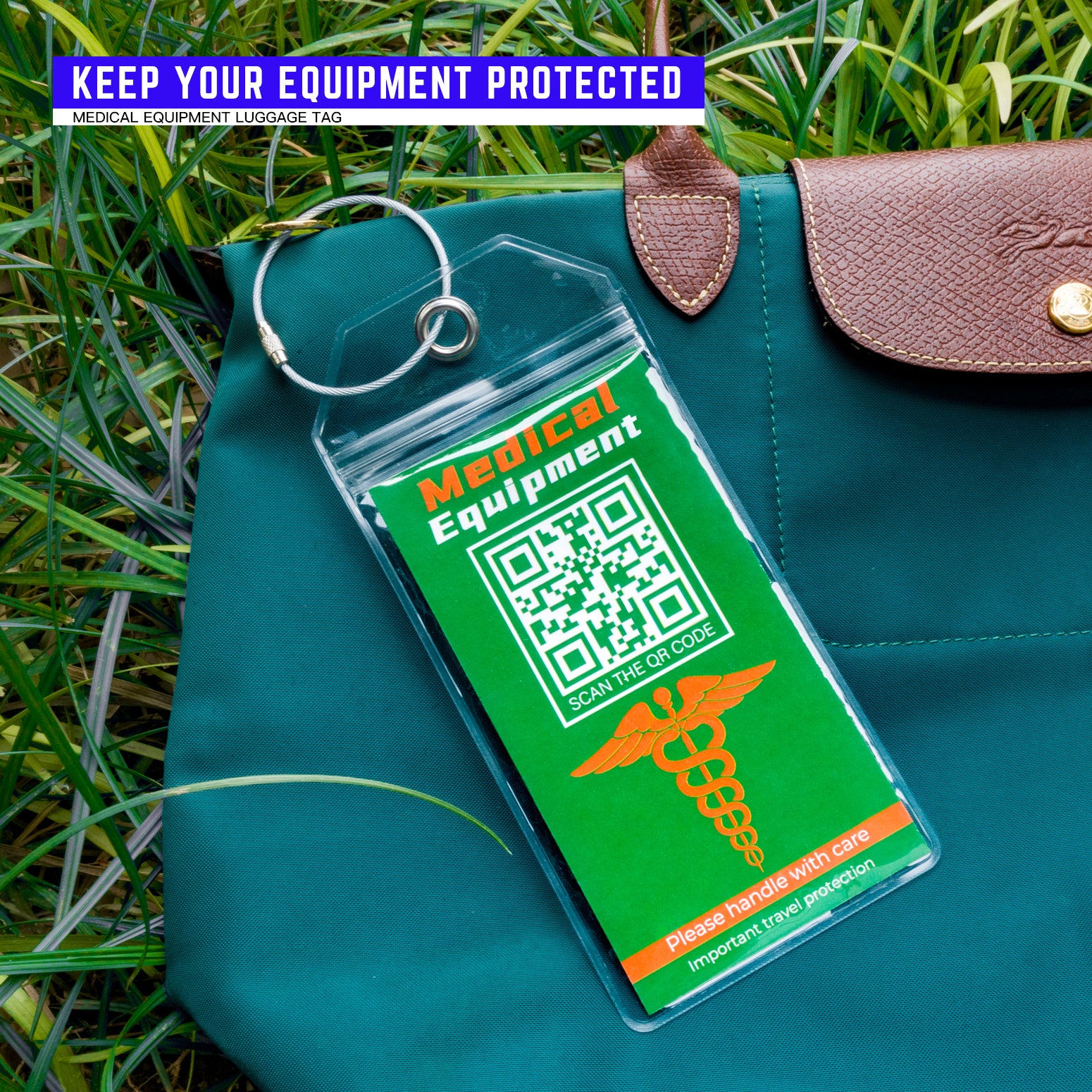 Medical Equipment Luggage Tag for Travel (6PCS)