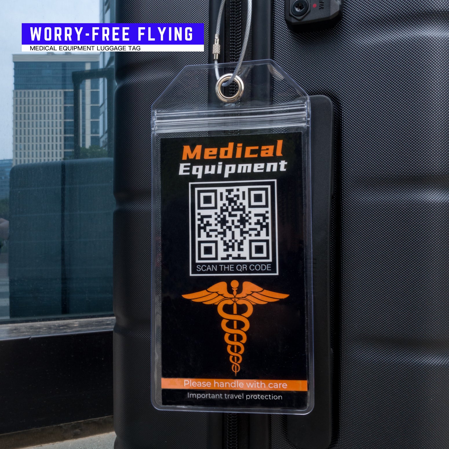 Medical Equipment Luggage Tag for Travel (6PCS)