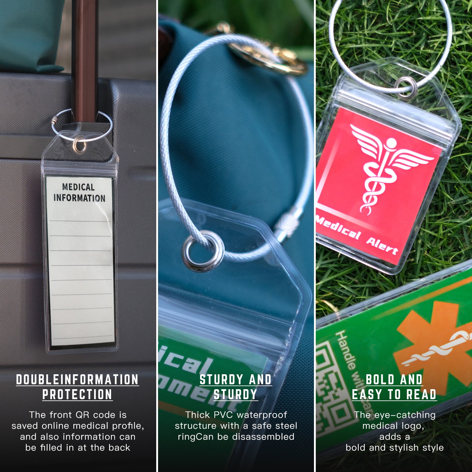 Medical Equipment Luggage Tag for Travel (6PCS)