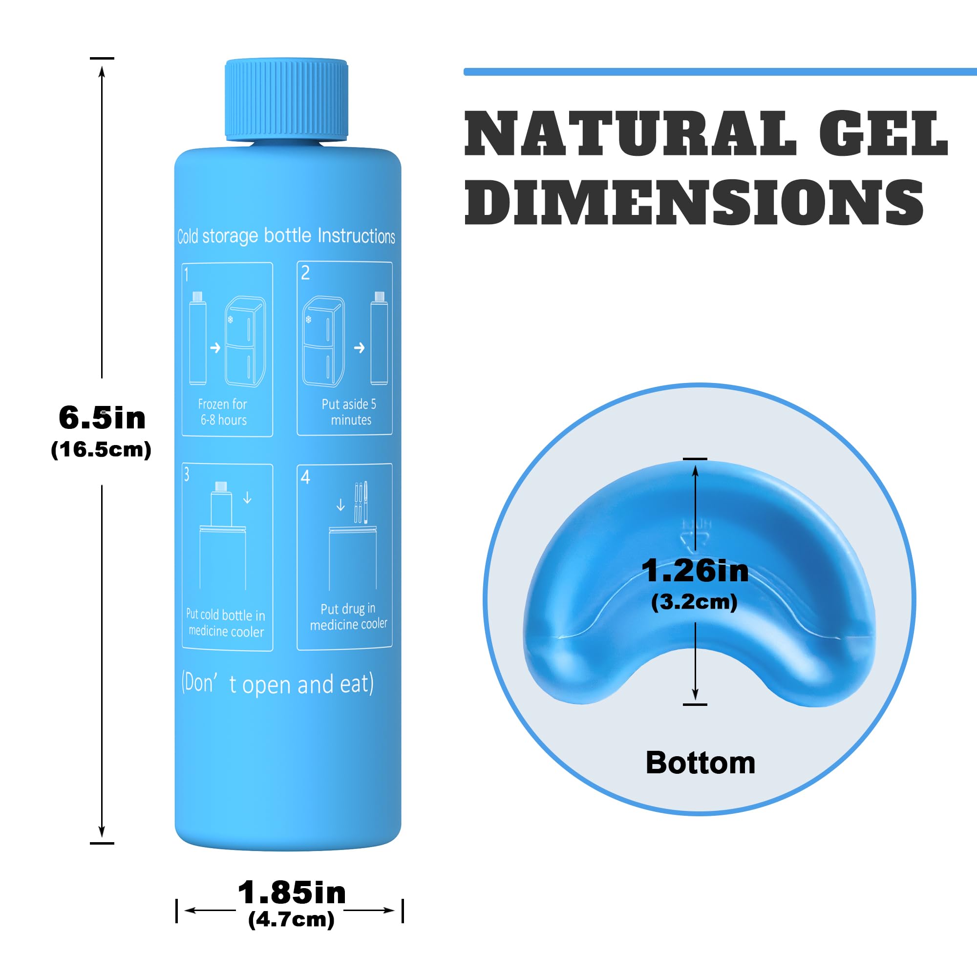 Blue BioGel Replacement Bottle for BC-B001 / BC-B002 / BC-B004 / BC-B006