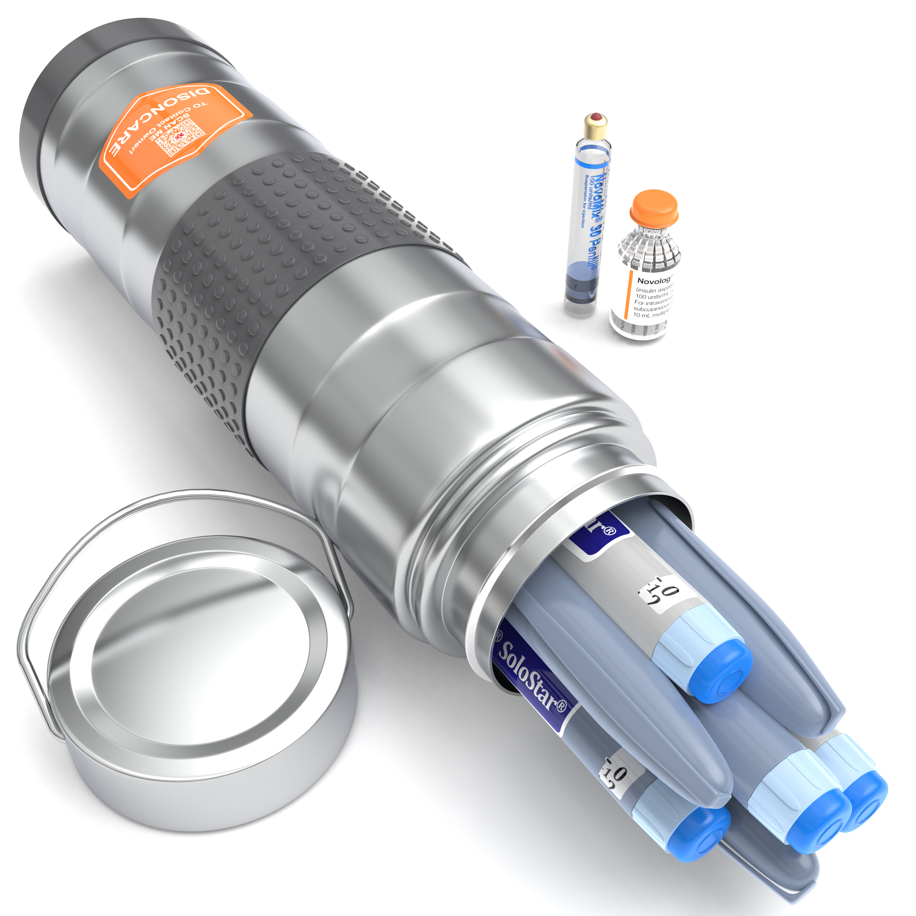 Per viaggi lunghi per il diabete kit da viaggio-04
