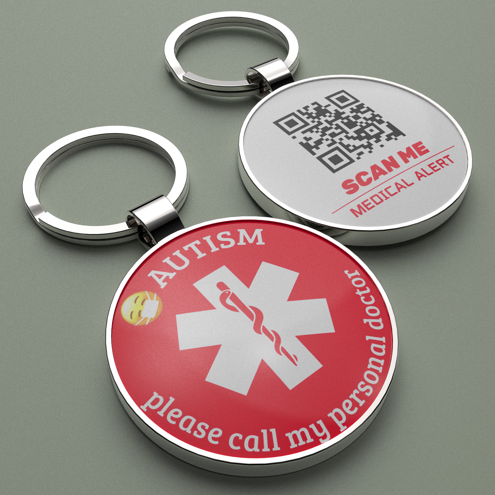 CUSTOM MEDICAL ID TAG-08