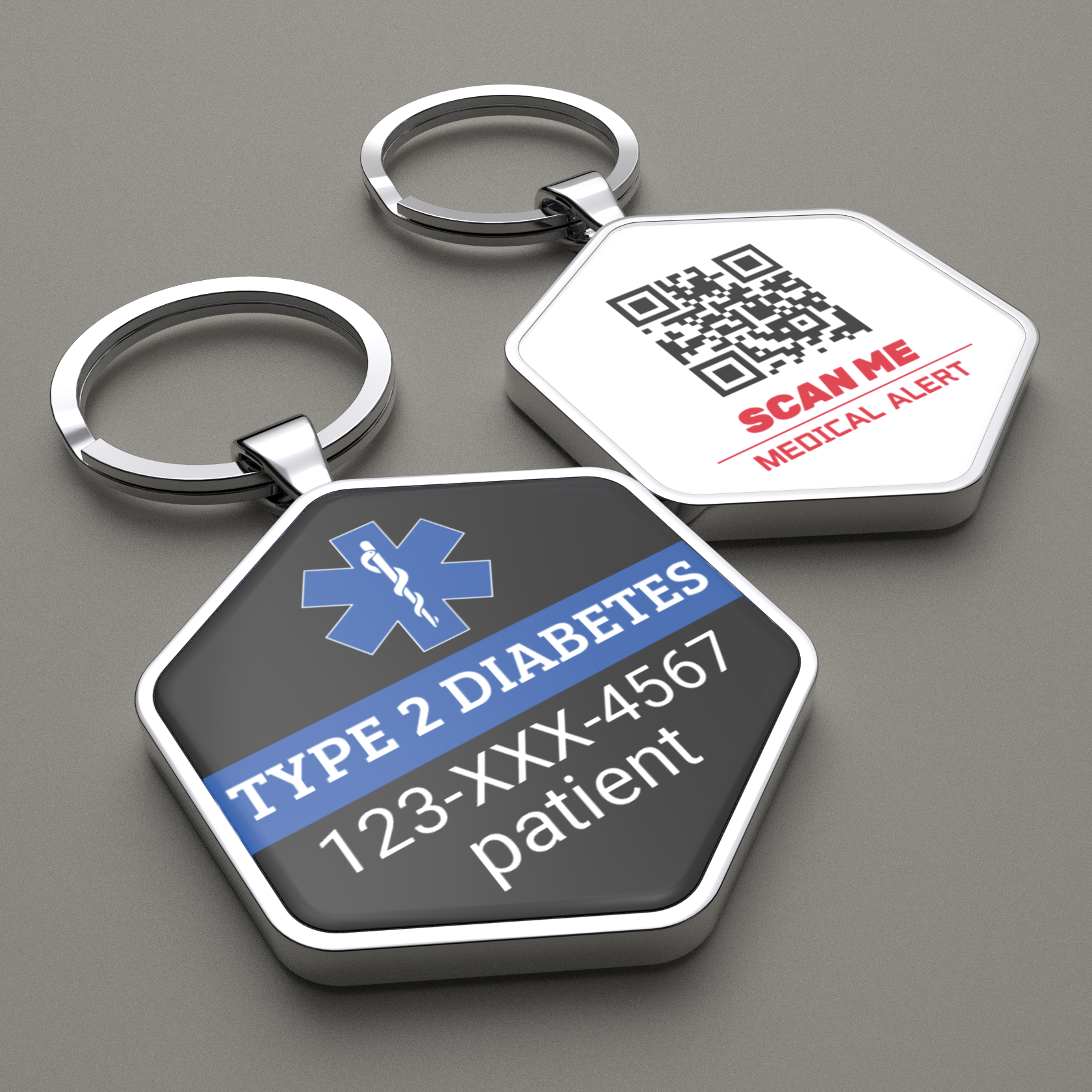 CUSTOM MEDICAL ID TAG-19