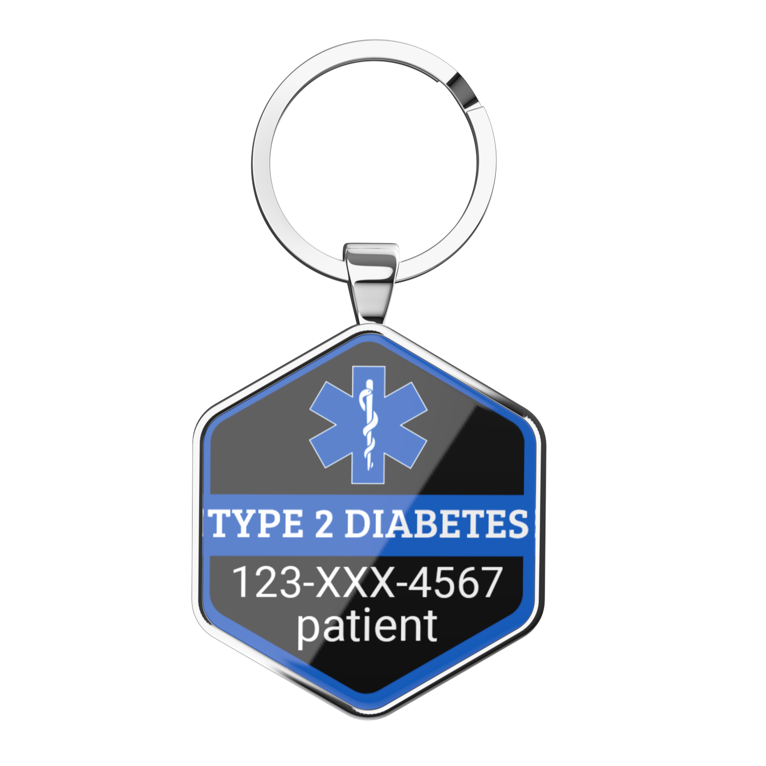 CUSTOM MEDICAL ID TAG-19