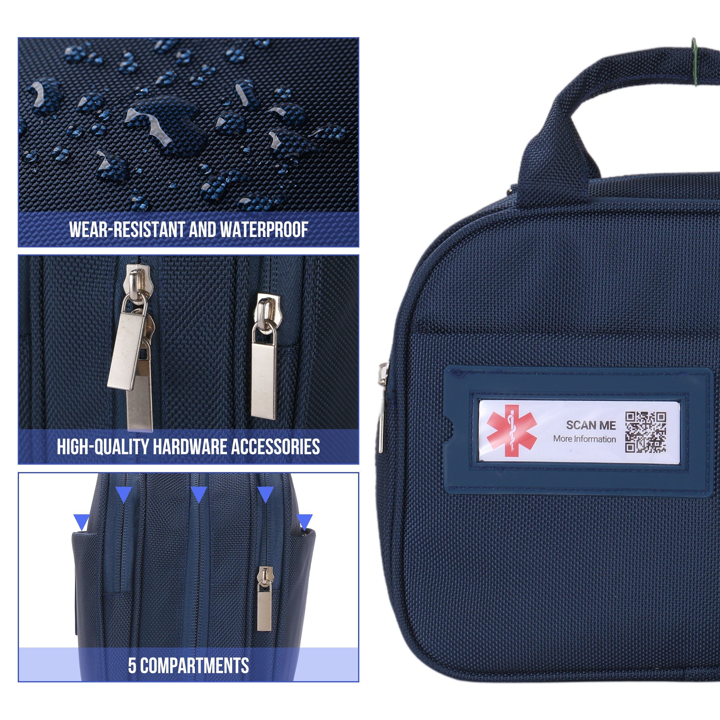 Large Capacity Insulin Travel Storage Bag