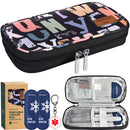6H Soft Insulin Cooler Travel Bag (Graffiti)