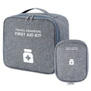 DISONCARE First Aid Bag - First Aid Kit Bag Empty for Home Outdoor Travel Camping Hiking, Mini Empty Medical Storage Bag Portable Pouch (2 Pieces)