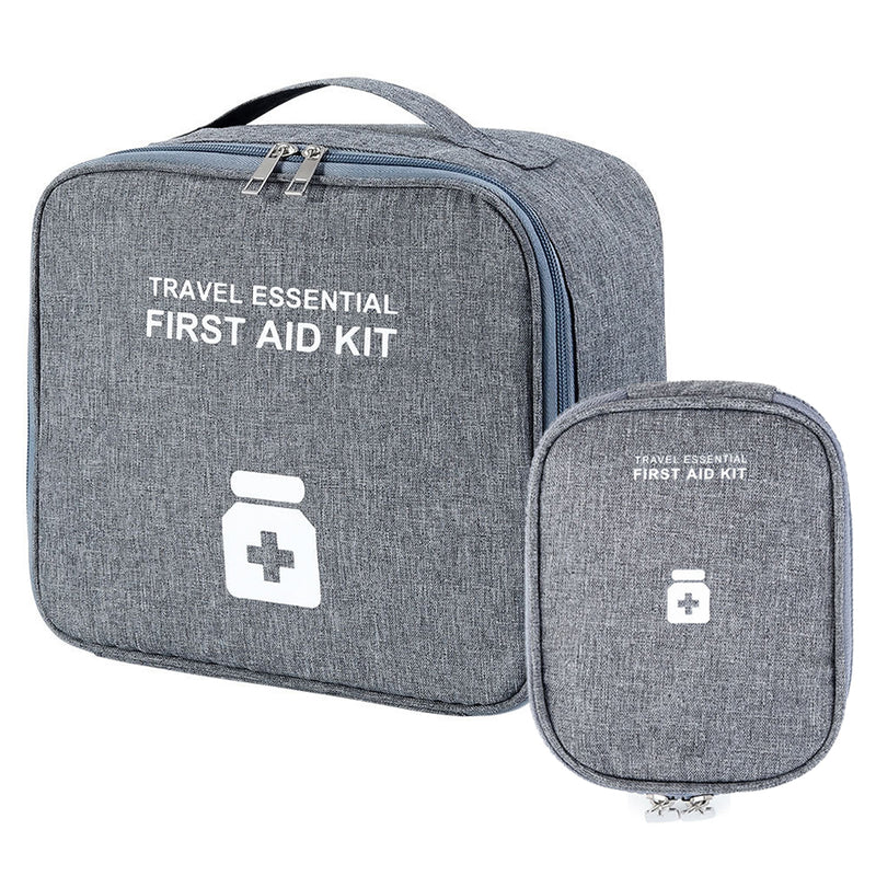 Botiquín de primeros auxilios, bolsa de almacenamiento para botiquín de emergencia para traumatismos de aviación (2 piezas)