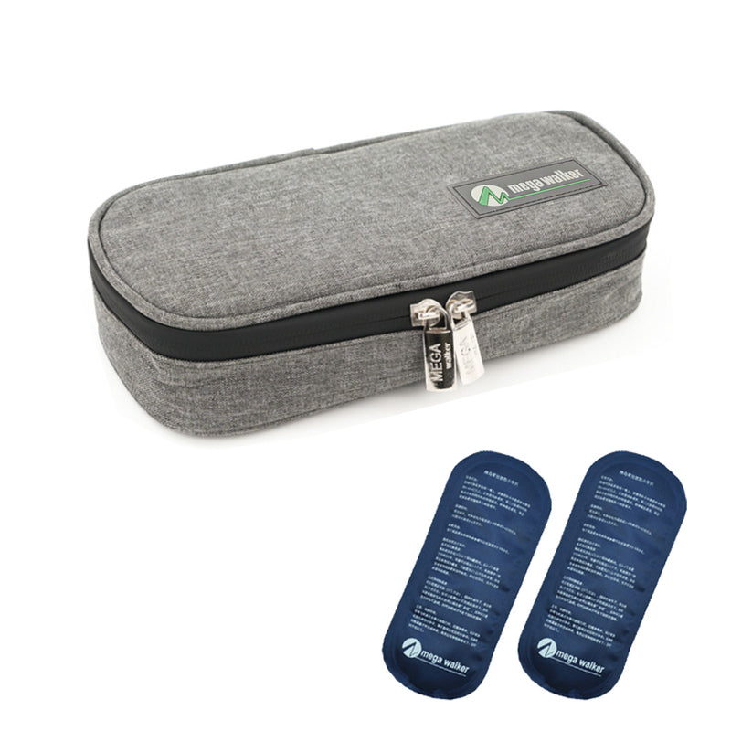 DISONCARE Insulin Cooler Travel Case Diabetic Medication Cooler for Insulin Pens and Other Diabetic Supplies with Ice Packs and Insulation Liner