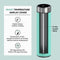 60H 3 Pens LED Insulin & Medications Cooler(BC-B004 Seawater Cyan)