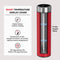 60H LED-Kühler für 3 Insulin- und Medikamentenpens (BC-B004 Rescue Red)