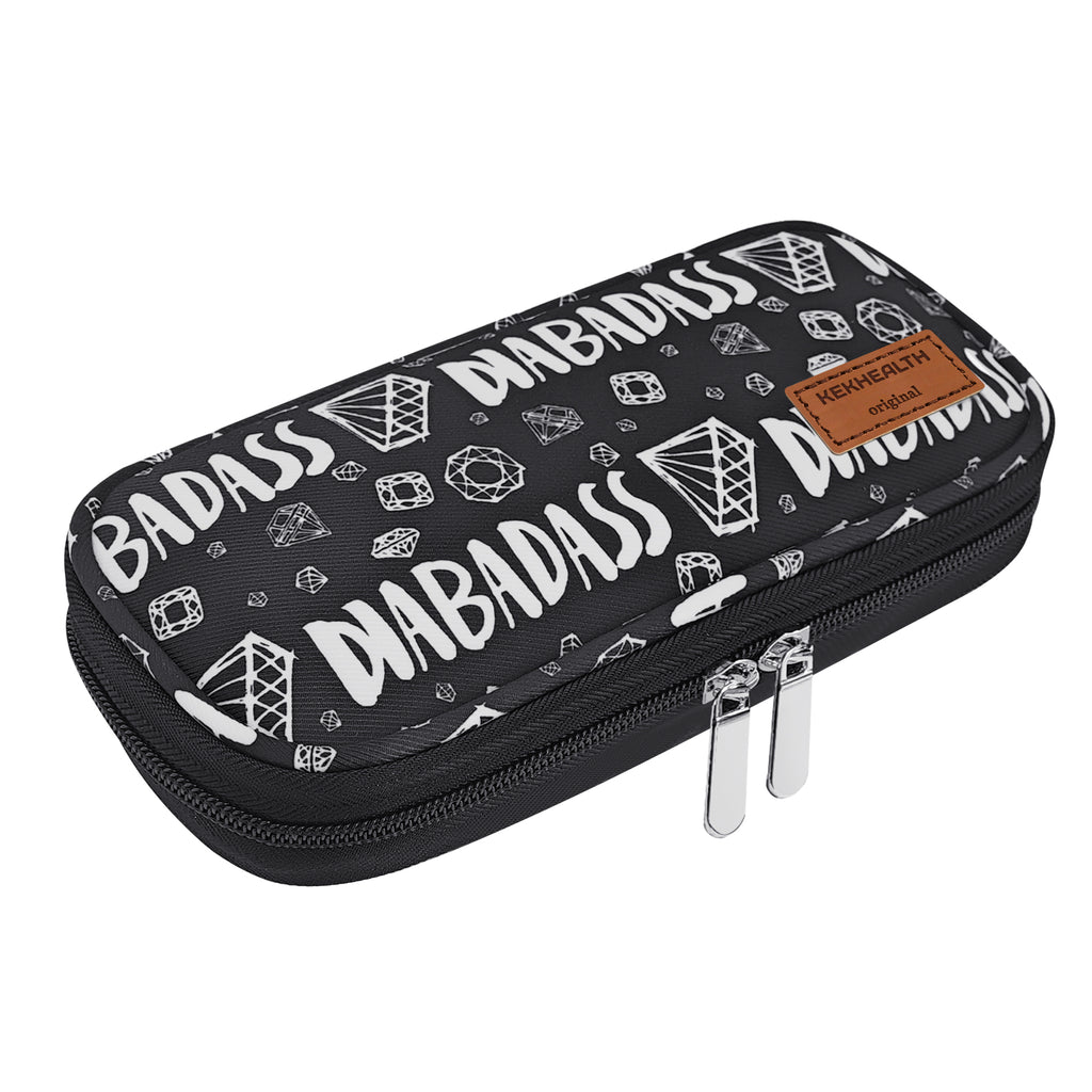 DISONCARE Diabetes Travel Case for Glucose Monitoring Tools, Insulin Pens,  Syringes, Etc Includes Insulation Lining - High Quality Materials (Nylon)