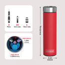60H Kompakter Insulin- und Medikamentenkühler für 3 Pens (BC-B001 Rescue Red)