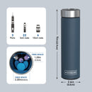 60H LED-Kühler für 3 Pens, Insulin und Medikamente (BC-B004 Marineblau)