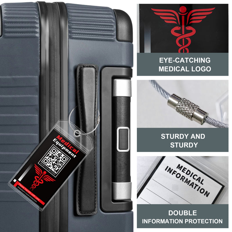 Medical Equipment Luggage Tag for Travel (6PCS) DISONCARE Medical Equipment Luggage Tag for Travel (6PCS) DISONCARE