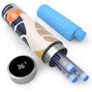 Raffreddatore per insulina e farmaci a 4 penne LED 60 ore (BC-B004 Monstera Leaf)