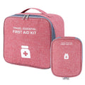 DISONCARE First Aid Bag - First Aid Kit Bag Empty for Home Outdoor Travel Camping Hiking, Mini Empty Medical Storage Bag Portable Pouch (2 Pieces)