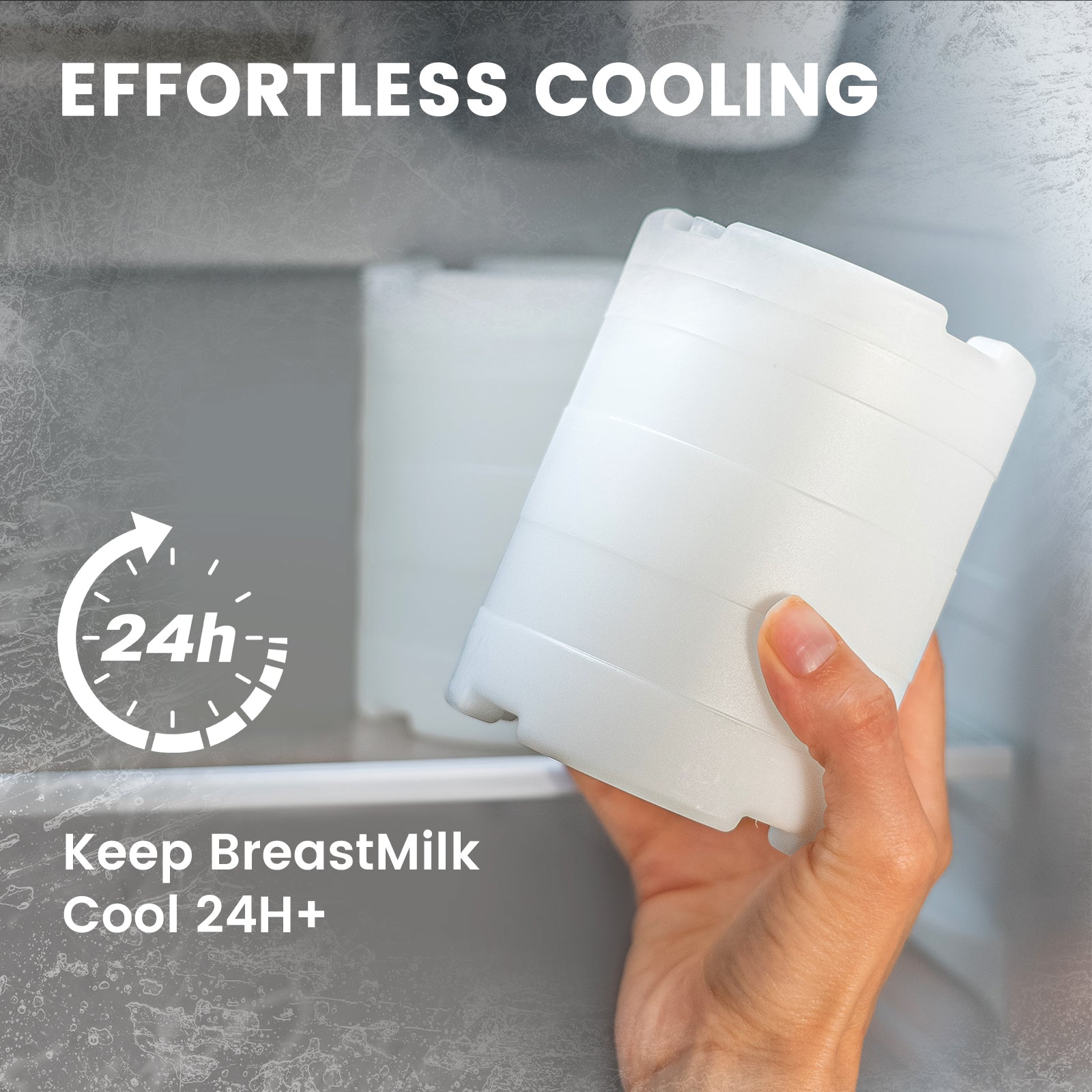 22oz Breast Milk Cooler – 24H Cooling, 2 Bottles, Travel-Ready