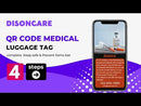DISONCARE Medical Equipment Luggage Tag - 6 Pack