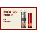 Insulinkühler – Reiseset für Diabetes – 2-teiliges Set (BC-B003/BC-B001) – rot