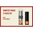 Insulinkühler – Reiseset für Diabetes – 2-teiliges Set (BC-B003/BC-B004) – Schwarz