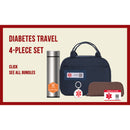 DIABETES TRAVEL KIT-4 PIECE SET(BC-B001-silver)