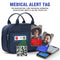 DISONCARE Insulin Travel Case Diabetic Supplies Bag Organizer, Diabetes Travel Case EpiPen MedcineTravel Bag with Medical Alert Tag